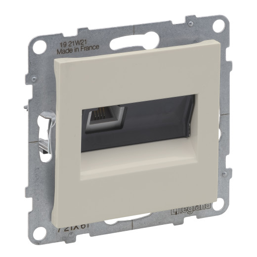 SUNO. Телефонная розетка RJ11 одиночная. Цвет 