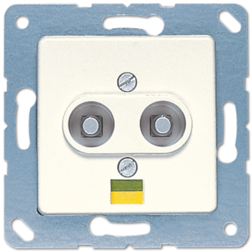 Розетка штепсельная для выравнивания потенциало, слоновая кость