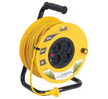 IEK Катушка УК30 с т/з 4 места 2Р/30м 2х0,75 мм2 