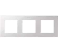 Simon 24 Алюминий Рамка 3-ая