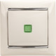 Выключатель одноклавишный с подсветкой - Legrand Valena - 10А 250В схема 1L безвинтовые зажимы - белый