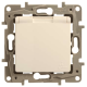 Розетка с заземлением IP44 - Legrand Etika - со шторками с защитной крышкой 16А 250В безвинтовые зажимы - слоновая кость