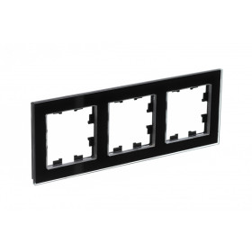 Systeme Electric AtlasDesign Nature Стекло черный Рамка 3-ая