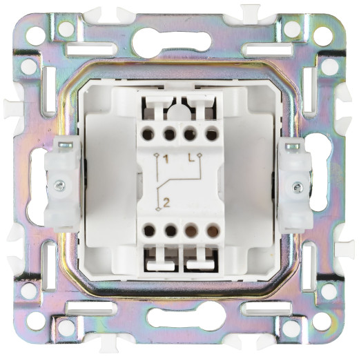 SKANDY Выключ. 1-кл. прох. 10А SK-V02Sa песоч. IEK