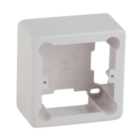 ЭРА Коробка установочная KUK1-85-85-42 для кабель-канала белая 1-местная КУK 85х85х42мм IP20