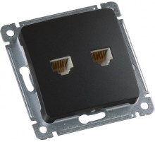 Hegel Мастер внутр Черная РСКК-440-08 Розетка компьютерная, механизм