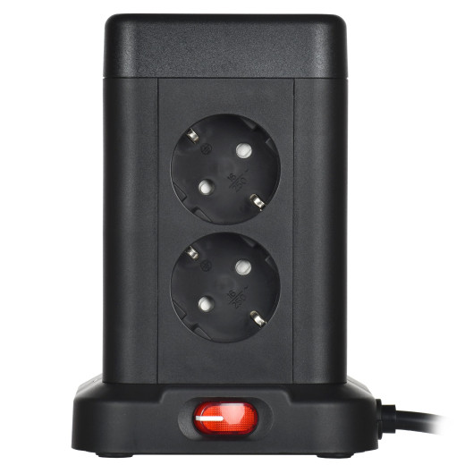 DOMINIC Удлинитель У08K 1,5м 3х1мм2 USB A+C 20Вт чер IEK