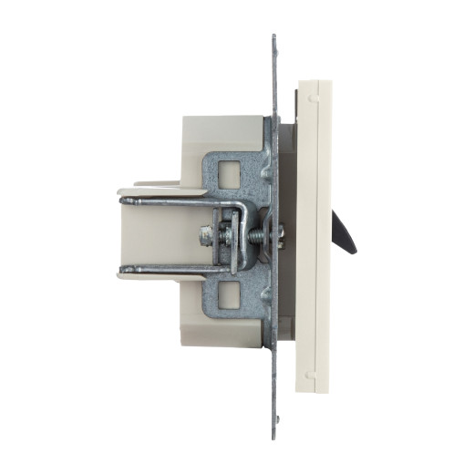 SUNO. Аудиорозетка с пружинными зажимами одиночная. Цвет 