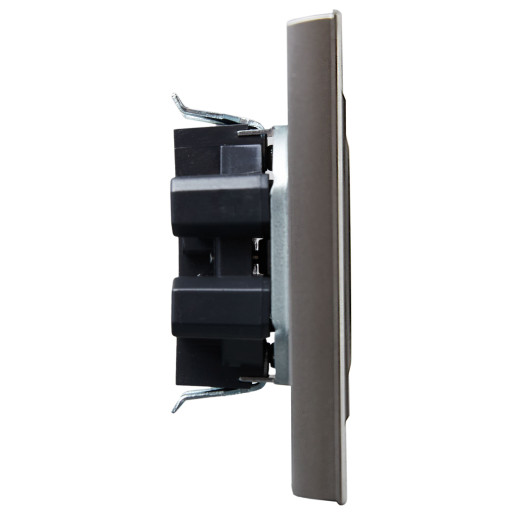 BRITE Роз. 2-я без з/к с з/ш 10А в сб. РСш12-2-БрС сталь IEK