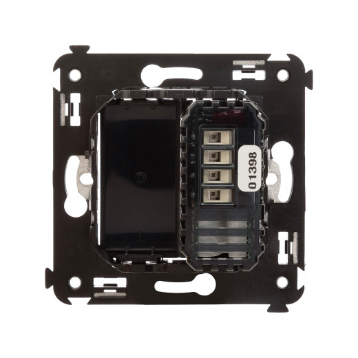 Диммер кнопочный в стену для LED ламп, Avanti, черный квадрат