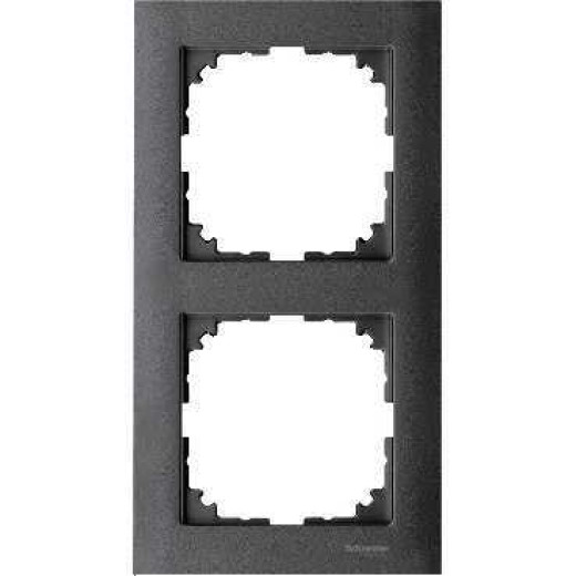 MERTEN M-Pure РАМКА 2 поста, АНТРАЦИТ, SM