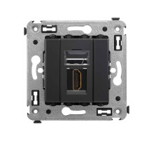 DKC Avanti HDMI розетка одинарная в стену, тип А-А, 