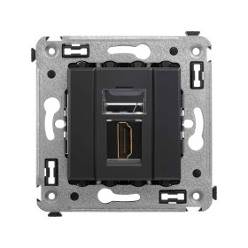 DKC Avanti HDMI розетка одинарная в стену, тип А-А, 