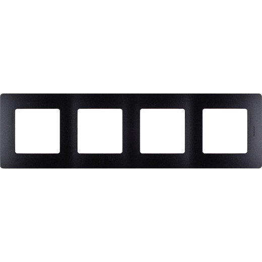 Рамка 4 поста - Legrand Etika - антрацит