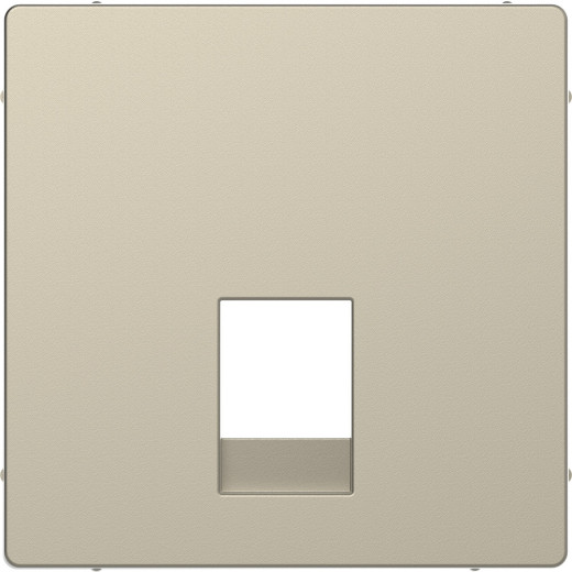 MERTEN D-Life ЦЕНТРАЛЬНАЯ НАКЛАДКА для розетки 2-ной RJ11/RJ12, САХАРА