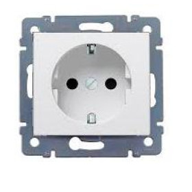 Legrand DIY Cariva Крем Розетка с/з.