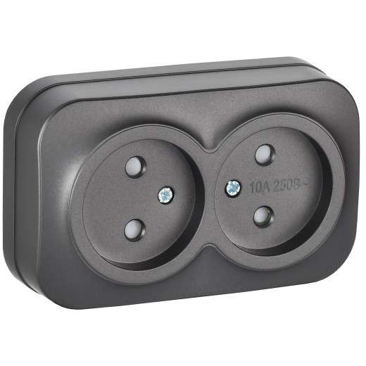 GLORY Роз. 2-я без з/к с з/ш о/у 10А РСш22-2-ХСм ст м. IEK