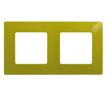 Legrand Etika Зеленый Папоротник Рамка 2-ая.