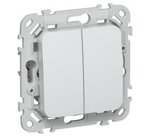 FLITE Выключ. 2-кл. прох. 10А ВС62-1-0-ФлЖ жем. IEK