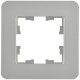 BRITE Рамка 1-мест. РУ-1-1-Бр металл алюм. RE IEK