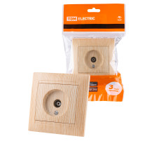 TDM Розетка телевизионная простая (0-2400МГц, 