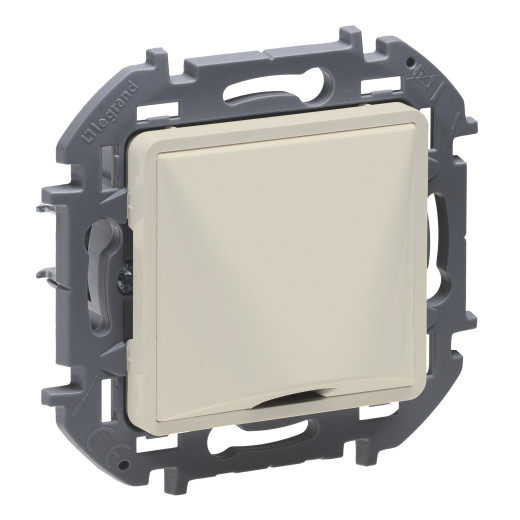 Вывод кабеля IP21 - Legrand/Daccord Inspiria - с зажимом для кабеля - слоновая кость