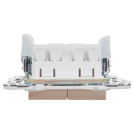 SKANDY Выключ. 2-кл. прох. 10А SK-V05Sa песоч. IEK