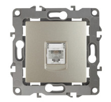 ЭРА Розетка Серия 12 12-3105-04 телефонная RJ11 IP20 шампань