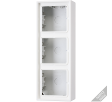 JUNG Коробка 3-ая для накладного монтажа с рамкой LS