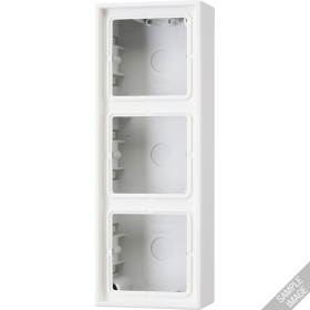 JUNG Коробка 3-ая для накладного монтажа с рамкой LS