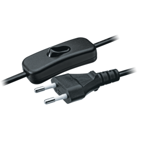 Navigator Шнур 61 720 NPS-FS-170-2x0.5-BL 1.7м с выкл. черный