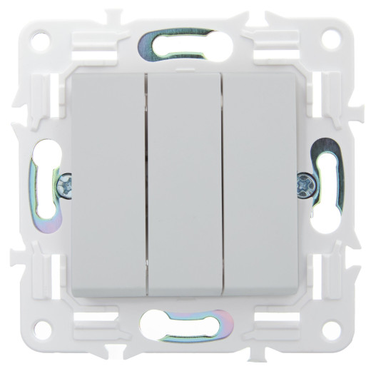SKANDY Выключ. 3-кл. 10А SK-V11W арк. бел. IEK