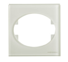 ABB NIE Tacto Стекло Бел Рамка 1-ая