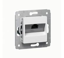 Legrand Cariva Бел Розетка компьютерная 1-ая RG 45 UTP 6 кат.