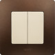Рамка 1 пост - Legrand Etika - какао