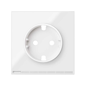 Simon 100 Белый глянец Накладка розетки Simon iO Schuko