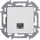 Розетка компьютерная RJ45 категория 6 UTP - Legrand/Daccord Inspiria - белый