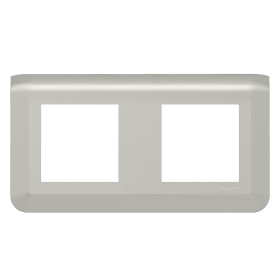 Legrand Mosaiс Рамка - Программа Mosaic - 2Х2 модуля - алюминий.