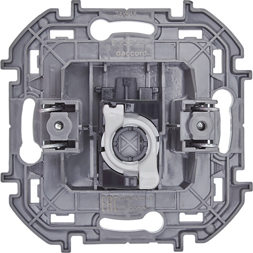 Розетка компьютерная RJ45 категория 5e UTP - Legrand/Daccord Inspiria - алюминий
