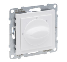 Legrand/Daccord SUNO Белый Выключатель вентилятора 4-позиционный. Винтовые зажимы.