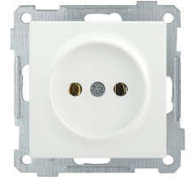 IEK РС10-1-0-Б Розетка без з/к 10А BOLERO белый
