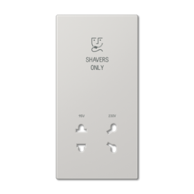 JUNG Накладка бритвенной розетки серая