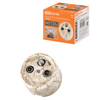 TDM Розетка TV+R+ SAT проходная мраморная «Болонь»