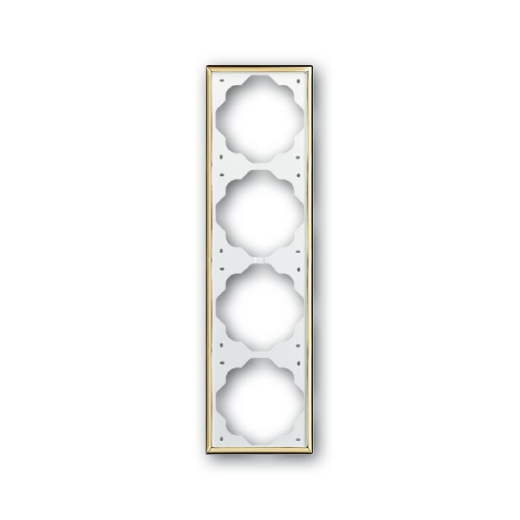 Рамка 4-постовая, impuls, золото