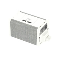 Schneider Electric Unica System+ Блок 2xUSB типа A/А БЕЛЫЙ/СЕРАЯ ТКАНЬ