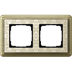 Gira ClassiX Art Бронза/Кремовый Рамка 2-ая