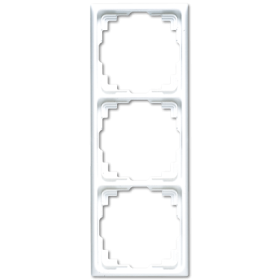 JUNG Рамка для инсталляции в кабельных каналах, 3-кратная белая