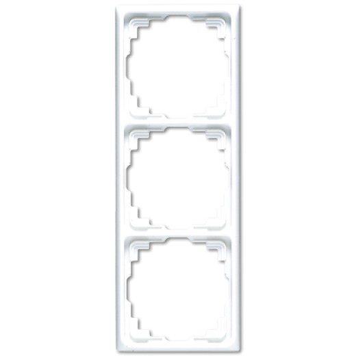 Рамка для инсталляции в кабельных каналах, 3-кратная, белая