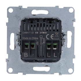 Legrand/Daccord SUNO Белый Светорегулятор с поворотной ручкой универсальный 300Вт без нейтрали.