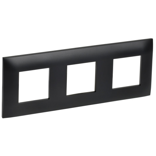SKANDY Рамка 3-мест. SK-F03Bl черн. IEK